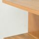 Blonde Wood Veneer Wall Shelf