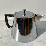 Teapot Selecta 1L nickel-plated brass and Bakelite vintage 60s