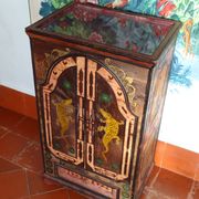 Bali furniture (sideboard) in polychromed banana leaves 54 x 91 x 38 cm