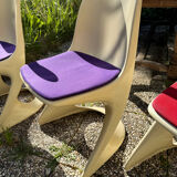 Set of 4 "casalino" chairs by alexander begge