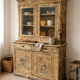 Large two-body sideboard Louis Philippe – blue beige patina