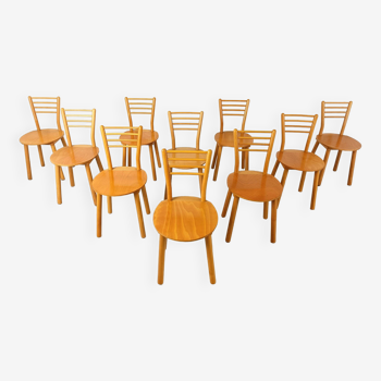 Chaises de salle à manger vintage scandinaves, 1970