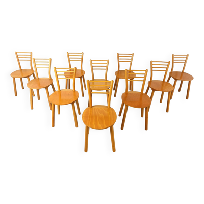 Chaises de salle à manger vintage scandinaves, 1970