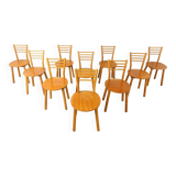 Chaises de salle à manger vintage scandinaves, 1970