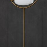 1980 Italian Halogen Brass Floor Lamp