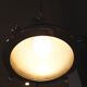Nickel pendant light, industrial style