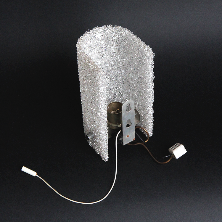 Vintage wall sconce in perspex from the 60s