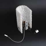 Vintage wall sconce in perspex from the 60s