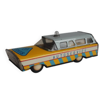 Vintage tin model car, Czechoslovakia, 1960's.