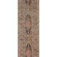 Vintage Turkish hallway rug 55x733 cm