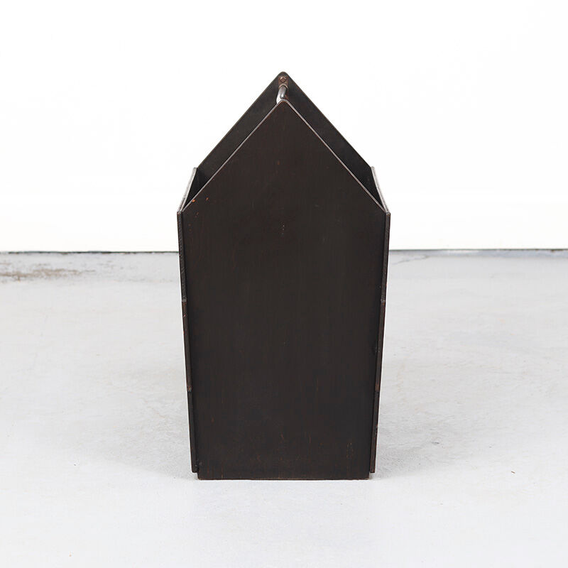 Antique Dutch Art Deco Bauhaus Magazine Rack