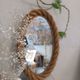 Oval mirror Audoux and Minet