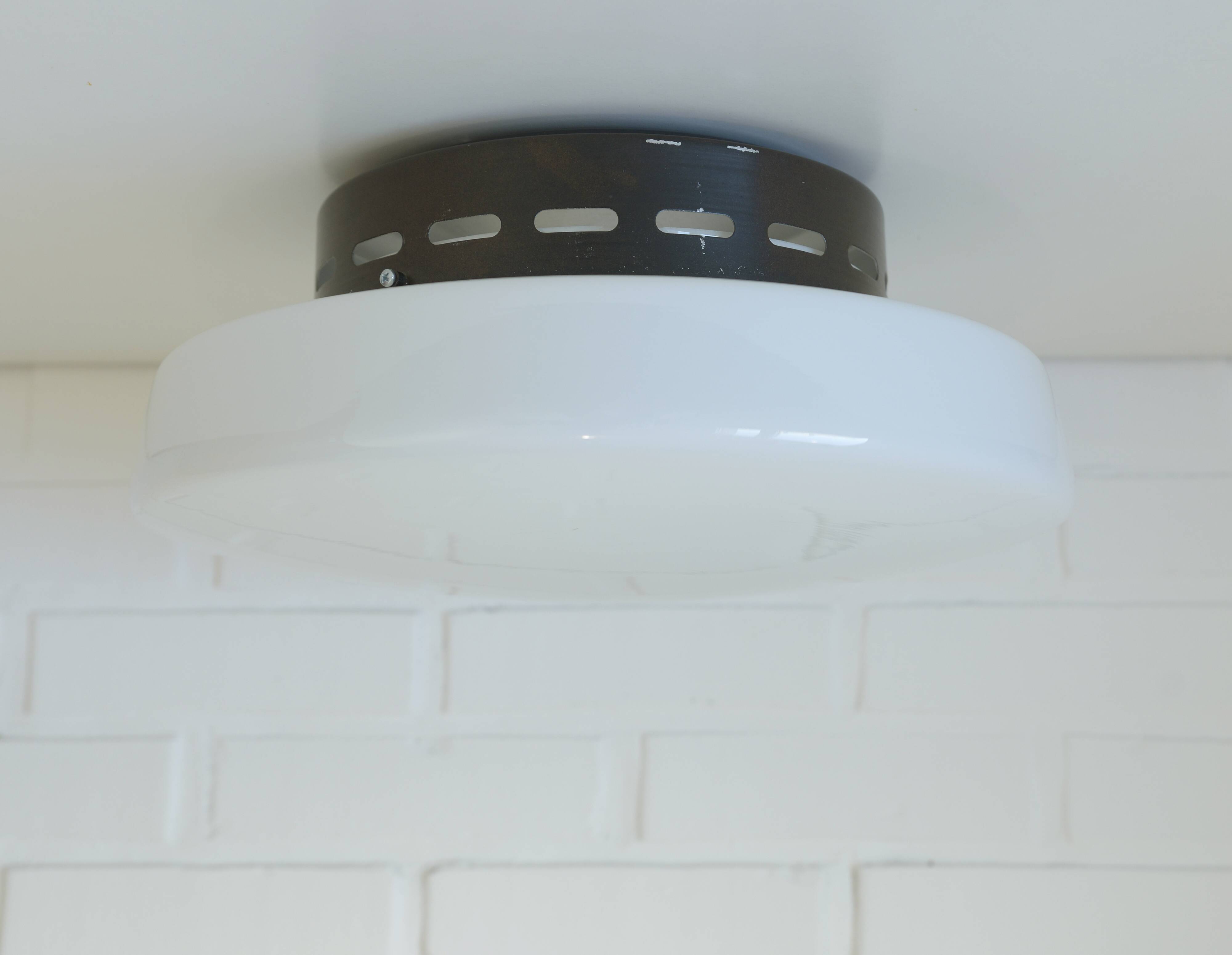 Extra large vintage sconce mid century modern ceiling light 1980's