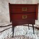 Table de chevet scandinave deux tiroirs