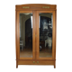 Art Nouveau wardrobe by Mathieu Gallerey in mahogany, model with Clematis, circa 1920