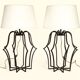 Large "Cage" Lamp Pair in Patinated Bronze - DLG by Jean Royère