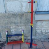 Coat rack and pencil shelf 80'S , Design Pierre Sala