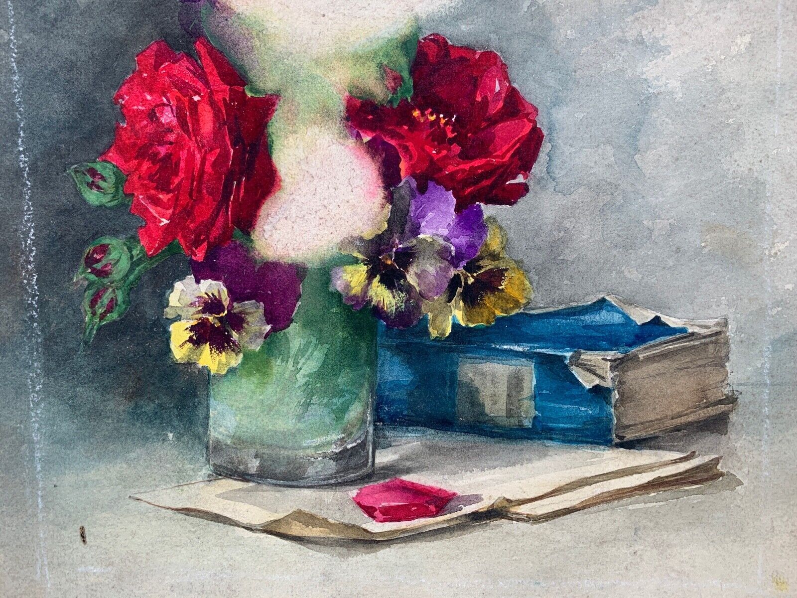 Watercolor on paper gabrielle guillot de raffaillac still life