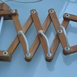 Applique murale extensible ikea/lampe en bois modèle sax 1985-90