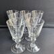Blown and cut crystal glasses