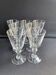 Blown and cut crystal glasses