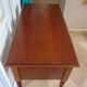 Small minister's desk - 3 drawers - cherry wood - Louis Philippe style