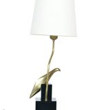 Desk lamp by Philippe Jean Brass signed, 1970