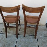 Paire de chaise vintage bistrot style BAUMANN