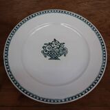 Saint Amand footed dish/compotier in old earthenware