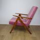 Vintage armchair B-310 VAR pink Jade structural 1970s
