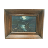 Ancient miniature painting Marine