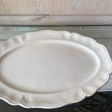 Sarreguemines France vintage oval serving dish
