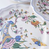 Set of 7 Gien plates - Cornucopia model