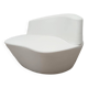 Polar Armchair by Tacchini in White Leather