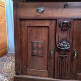 Art Deco oak sideboard