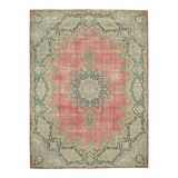 Hand-Knotted Persian Antique 1970s 336 cm x 454 cm Beige Wool Carpet