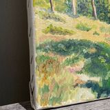 Landscape oil painting