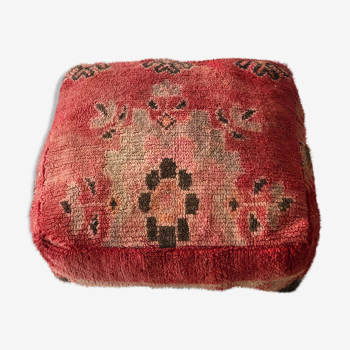 Vintage pouf rug "boujaad"