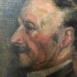 Painting "Impressionist Portrait" by Adrian Oscar Scheiterberg (1864-1910)