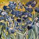 HST painting Copyist work V. Van Gogh "Irises" ukiyo-e