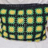 Vintage 70's crochet cushion