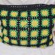 Vintage 70's crochet cushion