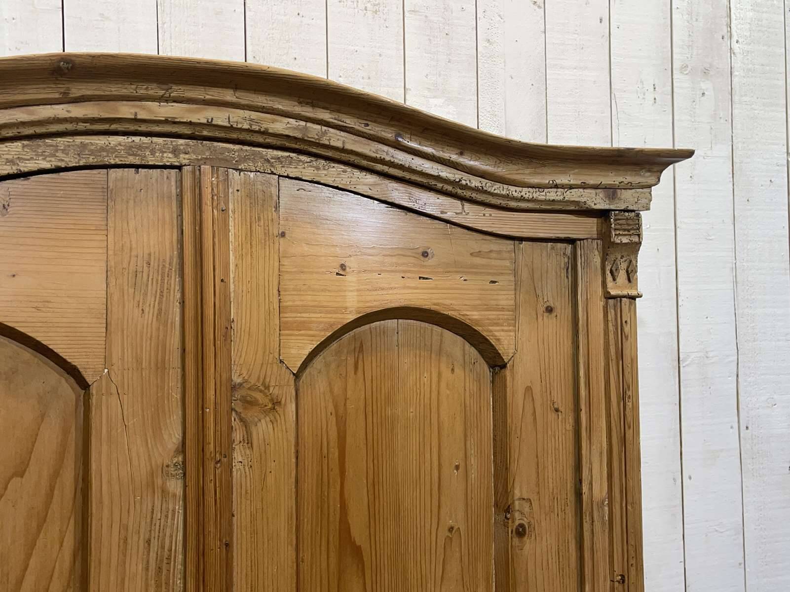 Alsatian fir wardrobe from the late 19th century - Dismantlable