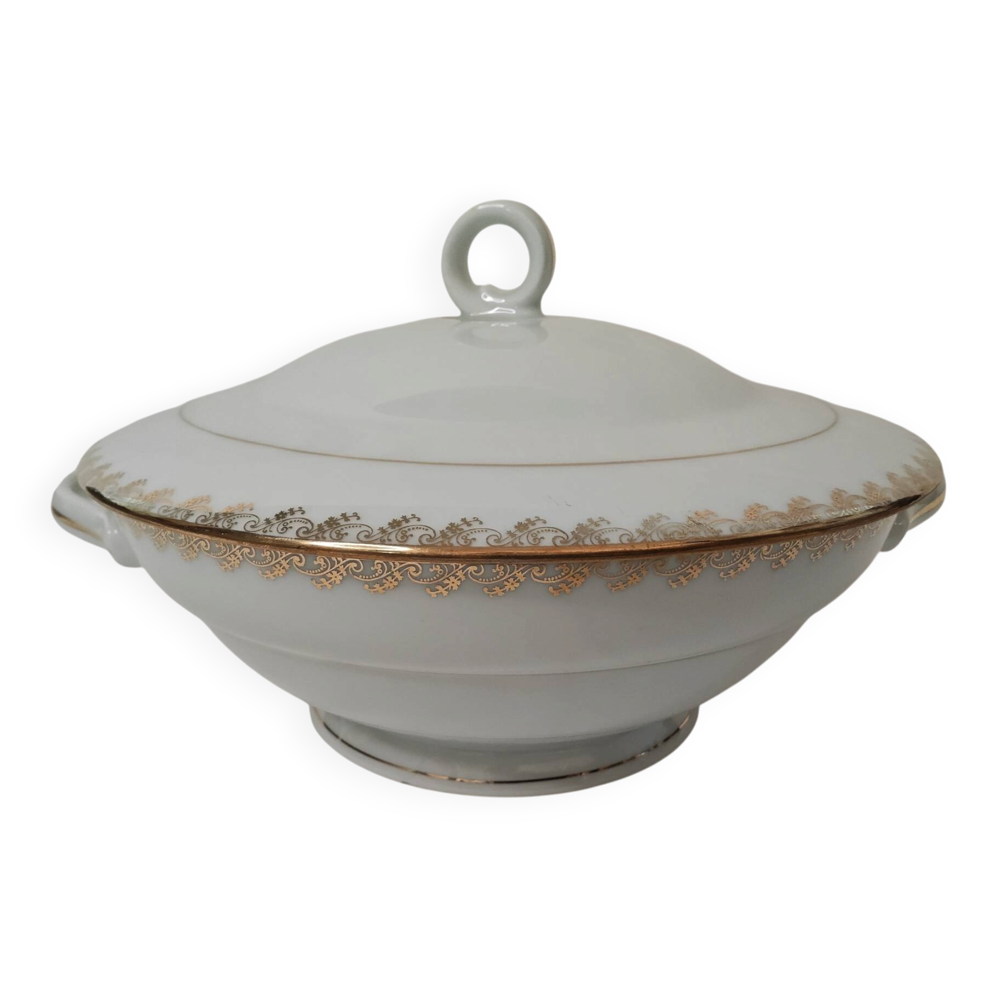 Limoges porcelain soup tureen