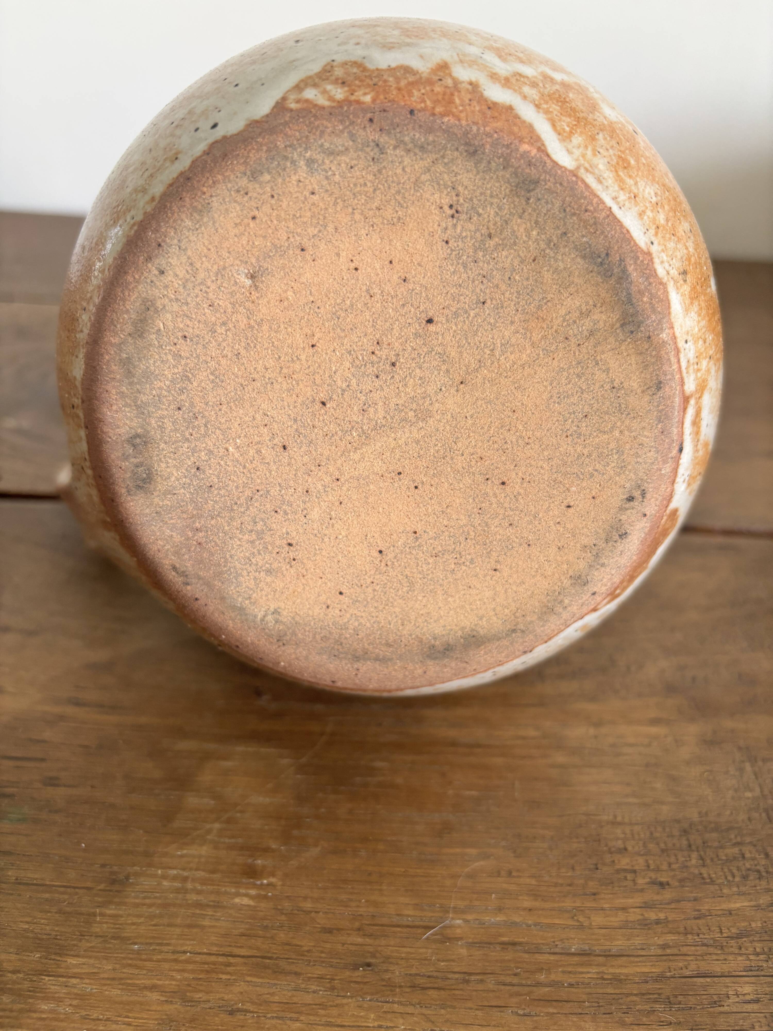 Ensemble de céramiques artisanales française en grès vintage, années 60-70