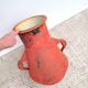 Amphora vase old enamelled sheet metal