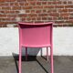 Set of 4 pink design AIR CHAIRS by Jason Morrison.