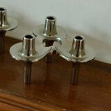 Trio of 1960s vintage candle holder by Stoff Nagel