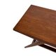 Table basse en teck dans le style de Louis van Teeffelen, années 1960