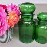 Pair of 1960s apothecary bottles